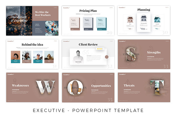Executive - Real Estate Presentation in PowerPoint Templates - product preview 5
