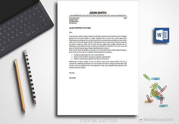 Professional Resume Template Word in Resume Templates - product preview 1