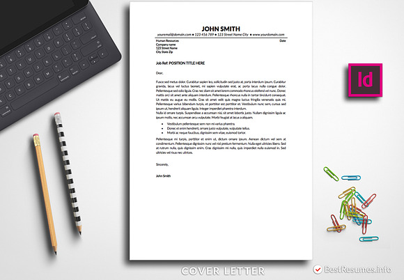 Resume Template Traditional InDesign in Resume Templates - product preview 1