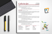 Simple Resume Template Pages & Word