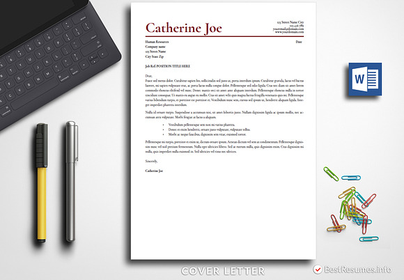 Professional  Resume Template Word in Resume Templates - product preview 1