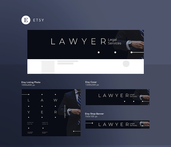 Social Media Pack | Lawyer Services in Social Media Templates - product preview 4