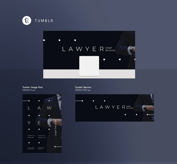 Social Media Pack | Lawyer Services in Social Media Templates - product preview 5