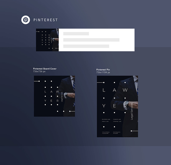 Social Media Pack | Lawyer Services in Social Media Templates - product preview 6