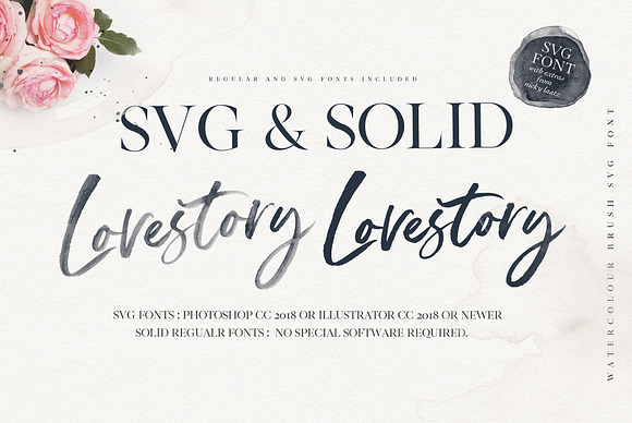 The Lovestory Font Collection in Pretty Fonts - product preview 1