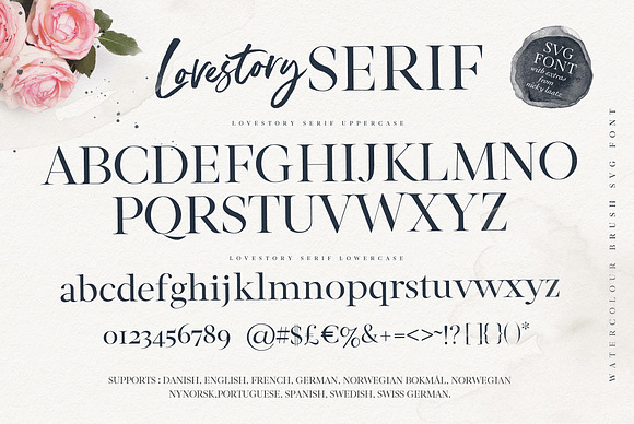 The Lovestory Font Collection in Pretty Fonts - product preview 5