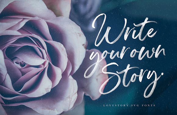 The Lovestory Font Collection in Pretty Fonts - product preview 7