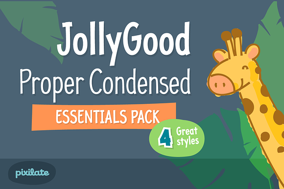 JollyGood Proper Condensed-Essential in Display Fonts - product preview 5