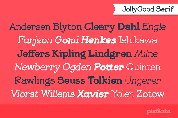 JollyGood Serif- Complete in Slab Serif Fonts - product preview 2
