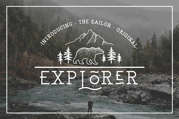 EXPLORER - Sailor Original Typeface in Slab Serif Fonts - product preview 5