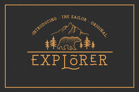 EXPLORER - Sailor Original Typeface in Slab Serif Fonts - product preview 8