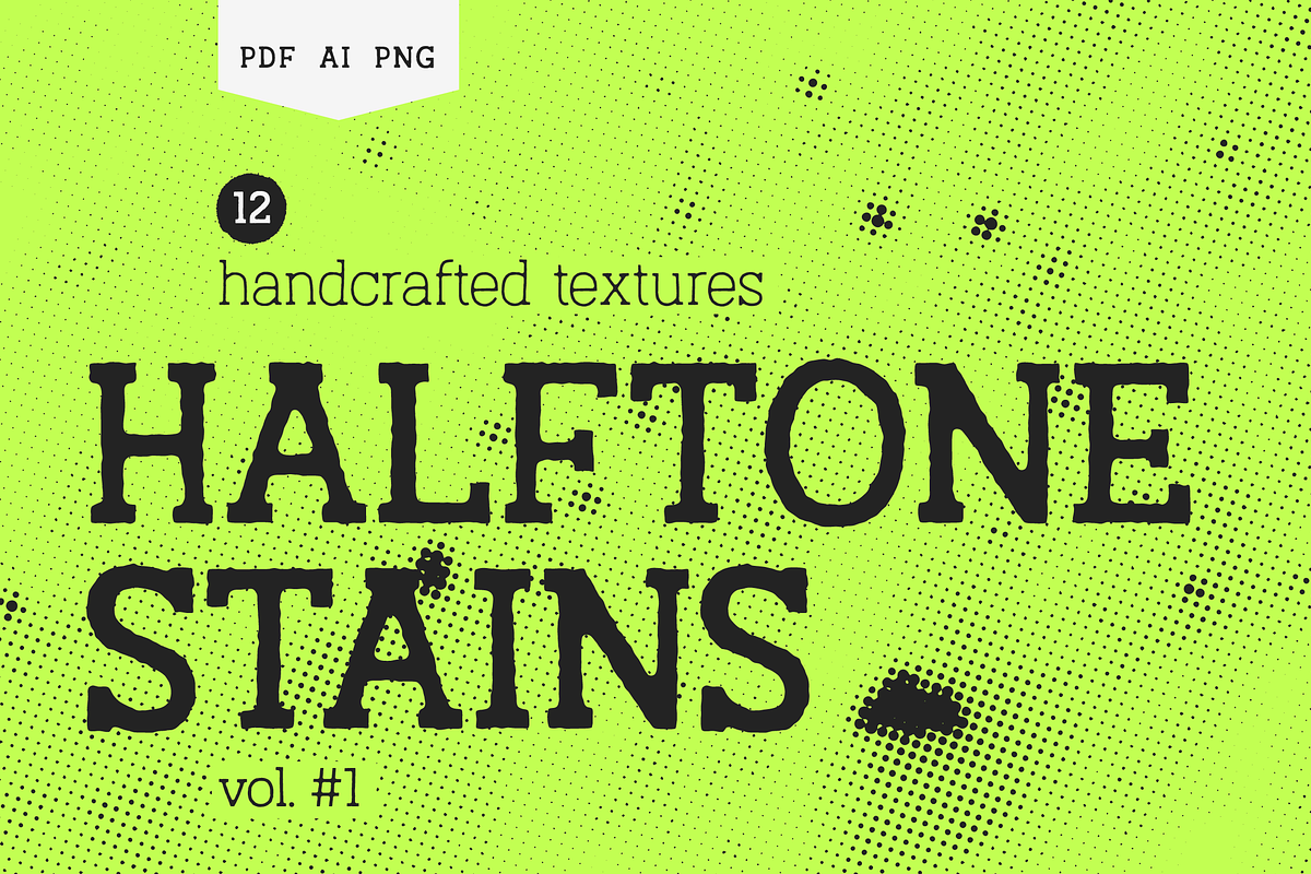 Halftone Stains Vol.#1 in Textures - product preview 8