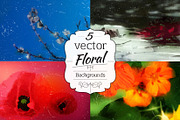Floral Vector Backgrounds