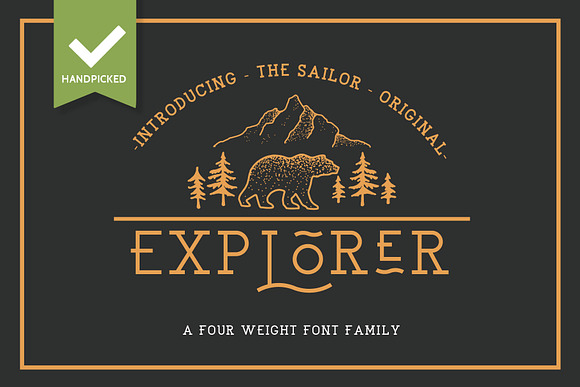 EXPLORER - Sailor Original Typeface in Slab Serif Fonts - product preview 10