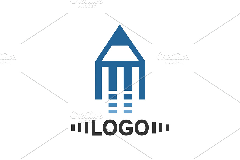 Pencil4 in Logo Templates - product preview 8