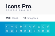 Icons Pro. Professional set