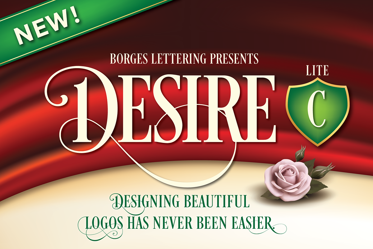 Desire Lite C in Display Fonts - product preview 8