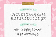 Heart Face Monoline Script Font