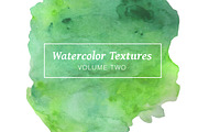 Green Watercolor Textures - Volume 2