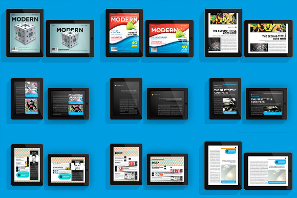 Design Magazine 5 Bundle in Magazine Templates - product preview 3