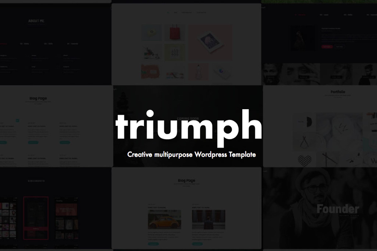 Triumph - Creative WordPress theme in WordPress Portfolio Themes - product preview 8