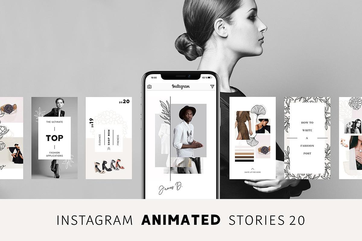 ANIMATED Instagram Stories – Pure in Instagram Templates - product preview 8