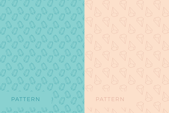 Jewelry Stones Logos and Patterns in Logo Templates - product preview 8