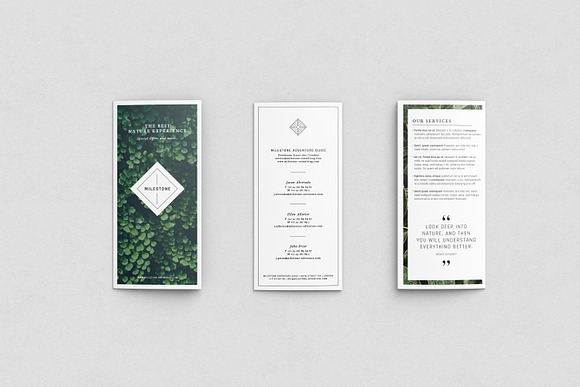 Trifold Brochure Mockups in Print Mockups - product preview 1