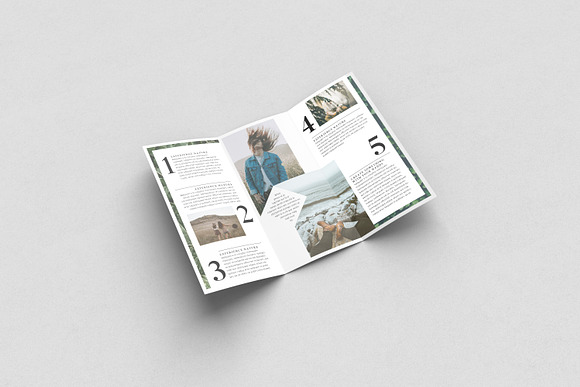 Trifold Brochure Mockups in Print Mockups - product preview 6