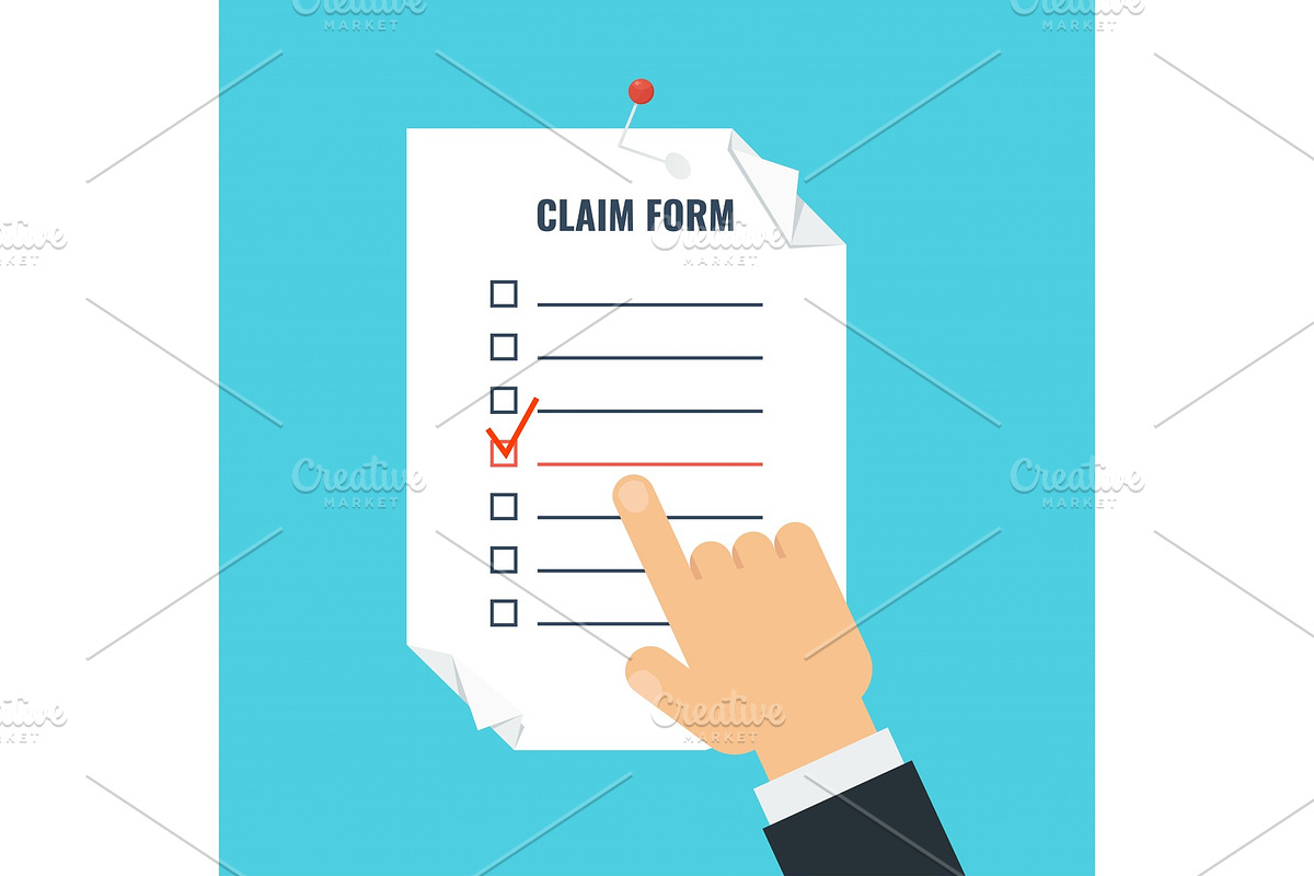 claim form blank in Objects - product preview 8