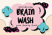 Brain Wash Typeface