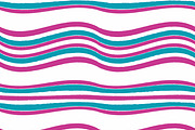 Colorful Wavy Stripes Pattern