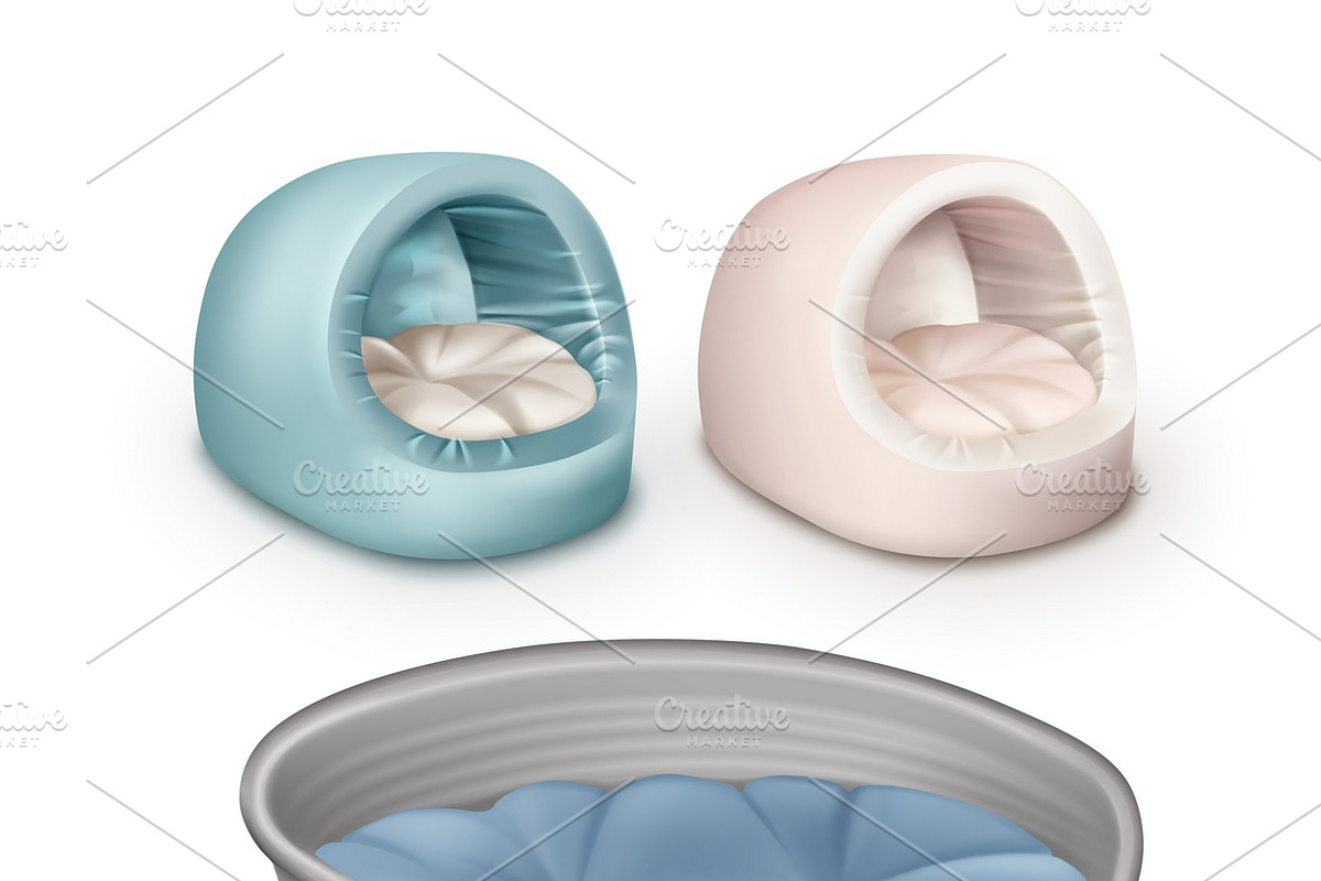 Beds for pets in Illustrations - product preview 8