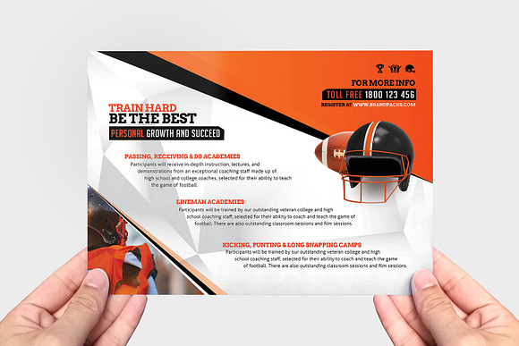 American Football Templates Pack in Flyer Templates - product preview 6