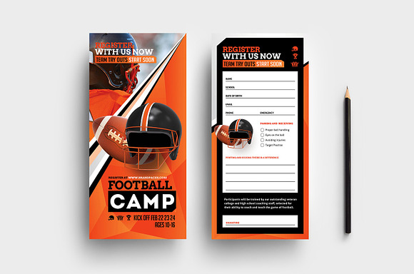 American Football Templates Pack in Flyer Templates - product preview 8