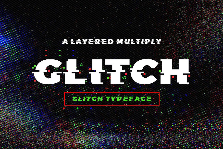 Glitch Typeface in Fonts - product preview 8