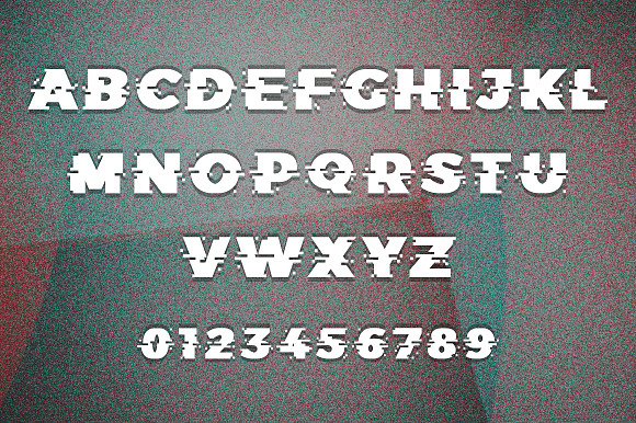 Glitch Typeface in Fonts - product preview 2