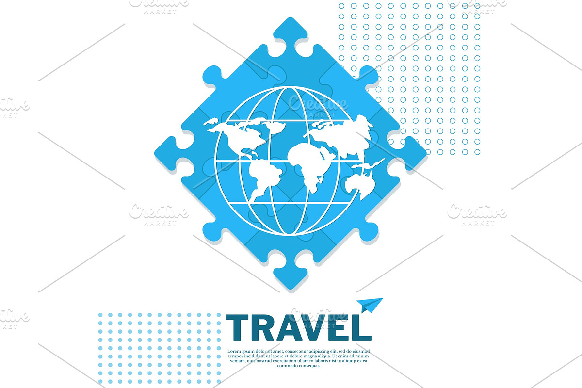 travel poster puzzle in Objects - product preview 8