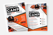 A4 Football Camp Poster Template