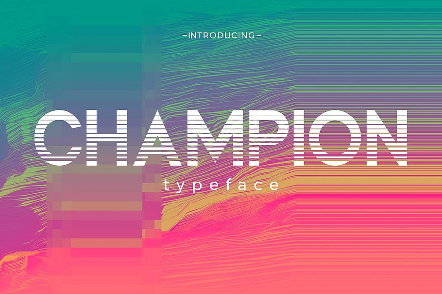 Champion Typeface in Fonts - product preview 8