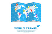 world travel poster