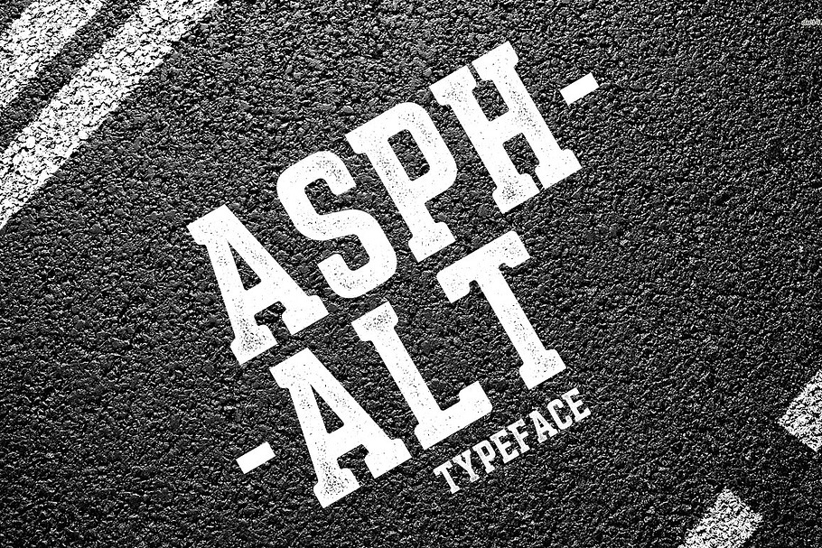 Asphalt Typeface in Fonts - product preview 8