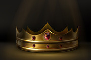 Vector royal golden crown