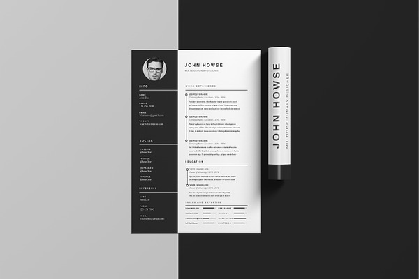 Resume/CV 2 pages - John
