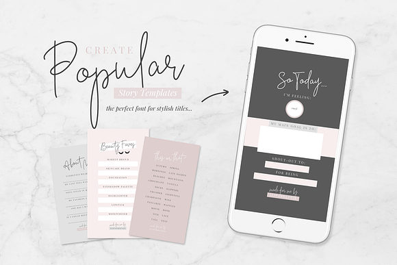 Beauty Notes Script + Illustrations in Script Fonts - product preview 7