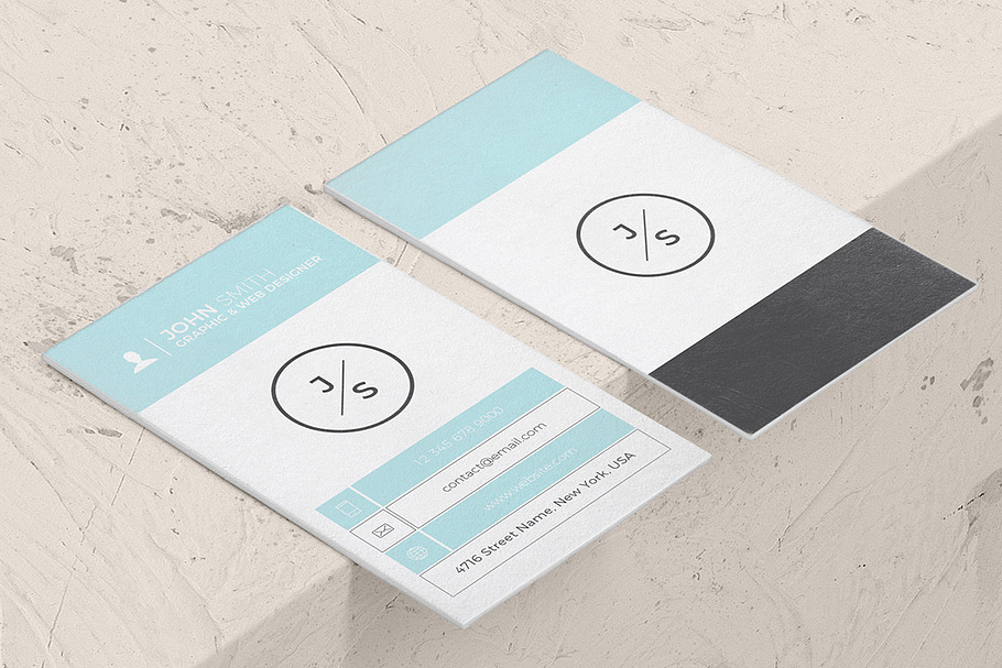 Stylish - Business Card  in Business Card Templates - product preview 8