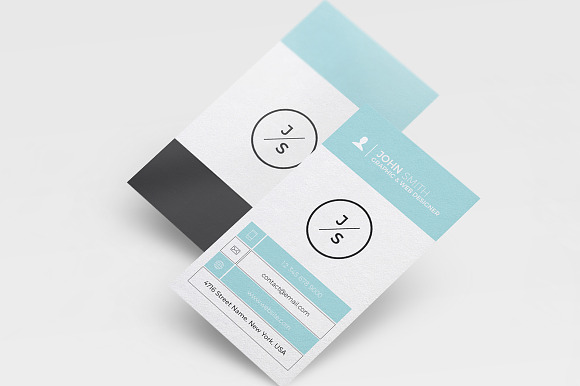 Stylish - Business Card  in Business Card Templates - product preview 1