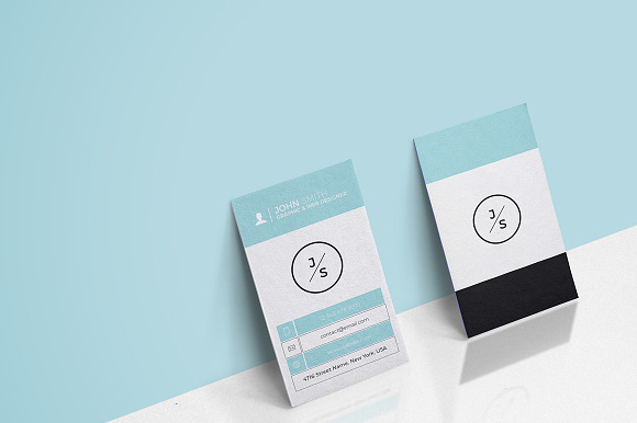 Stylish - Business Card  in Business Card Templates - product preview 2