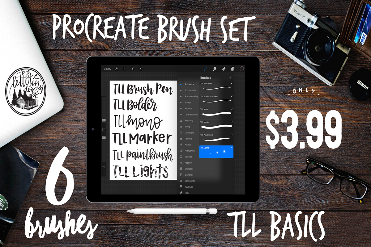 TLL Basics Procreate Brush Set in Photoshop Brushes - product preview 8
