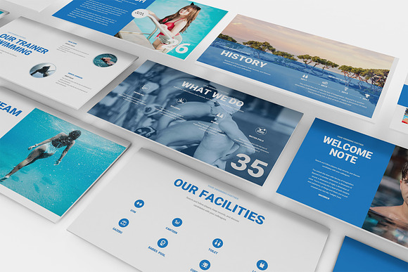 Swimming Powerpoint Template in PowerPoint Templates - product preview 3